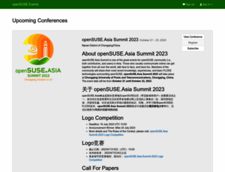 events.opensuse.org screenshot