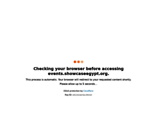 events.showcaseegypt.org screenshot