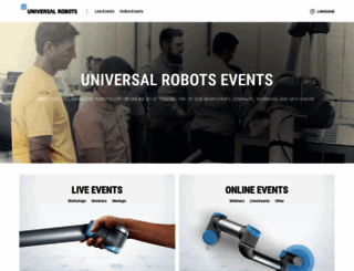 events.universal-robots.com screenshot
