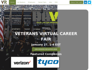 events.veteranrecruiting.com screenshot