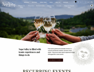 events.visitnapavalley.com screenshot