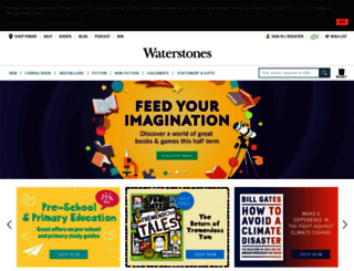 events.waterstones.com screenshot