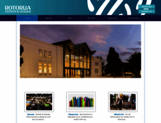 eventsandvenues.co.nz screenshot