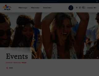 eventscroatia.com screenshot