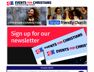 eventsforchristians.co.uk screenshot