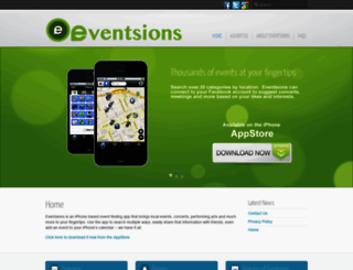 eventsions.com screenshot