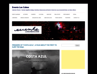 eventsloscabos.com screenshot
