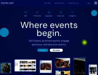 eventsnetwork.com screenshot