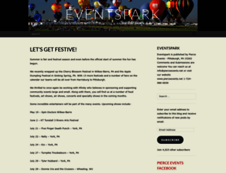 eventspark.wordpress.com screenshot