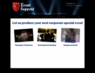 eventsupport.com screenshot