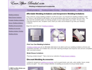 everafter-bridal.com screenshot