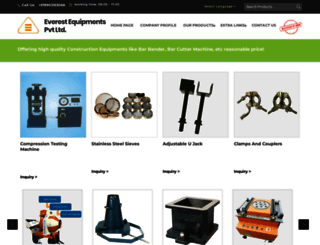 everestconstructionequipment.com screenshot