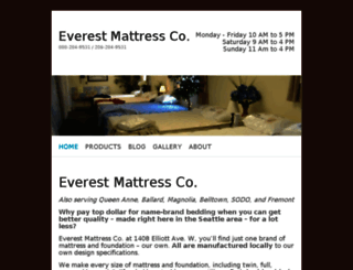 everestmattress.com screenshot