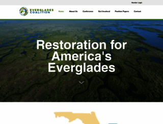 evergladescoalition.org screenshot