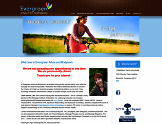 evergreenadvancedbodywork.com screenshot