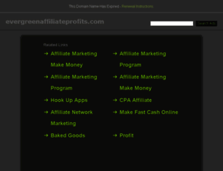 evergreenaffiliateprofits.com screenshot