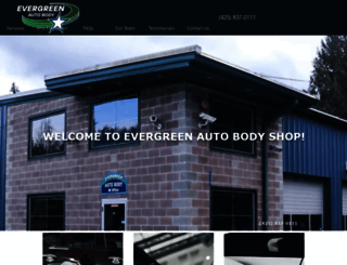 evergreenbodyshop.com screenshot
