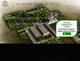 evergreencity.in screenshot
