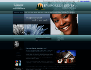 evergreendental.net screenshot