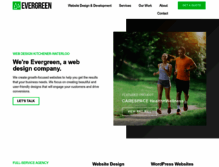 evergreendm.com screenshot