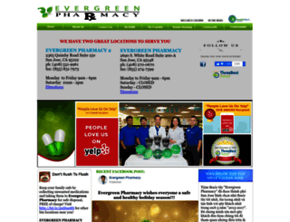 evergreendrugs.com screenshot