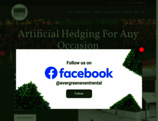evergreeneventrental.com screenshot