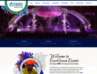 evergreenevents.in screenshot