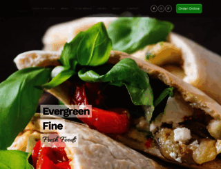 evergreenfinefreshfoods.com screenshot