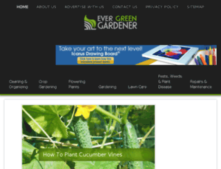 evergreengardener.com screenshot