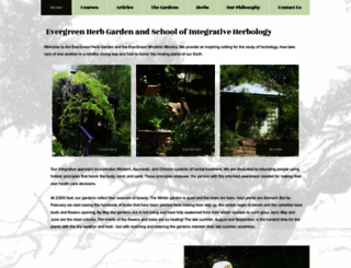 evergreenherbgarden.org screenshot