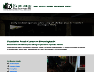 evergreenhomeimprovementllc.com screenshot