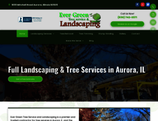 evergreenlandscapingus.com screenshot