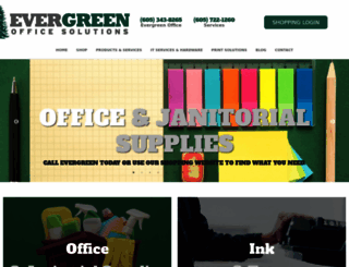 evergreenofficeproducts.com screenshot