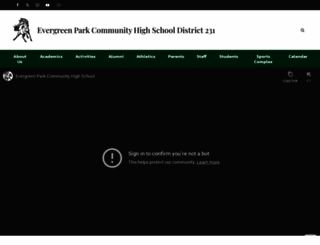 evergreenpark.org screenshot