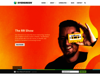 evergreenpodcasts.com screenshot