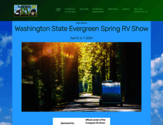 evergreenspringrvshow.com screenshot