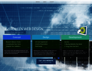 evergreenwebdesign.com screenshot