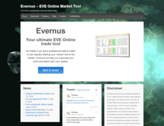 evernus.com screenshot