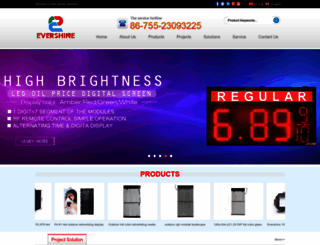 evershine-led.com screenshot