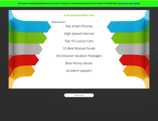 everydayclassifieds.com screenshot