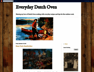 everydaydutchoven.com screenshot