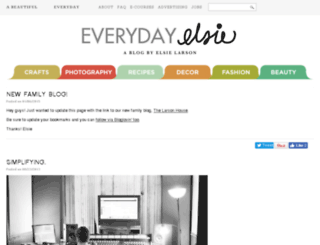 everydayelsie.com screenshot