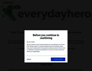 everydayhero.co.uk screenshot