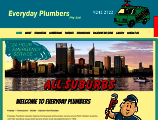 everydayplumbers.com.au screenshot