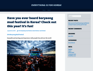 everything4korea.wordpress.com screenshot