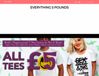 everything5pounds.co.uk screenshot