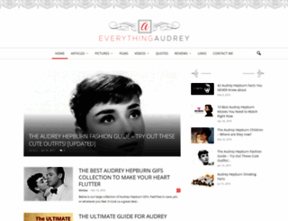 everythingaudrey.com screenshot