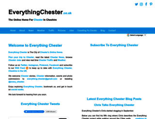 everythingchester.co.uk screenshot