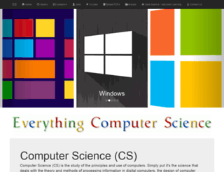 everythingcomputerscience.com screenshot