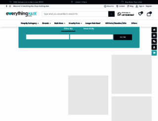 everythinghair.co.za screenshot